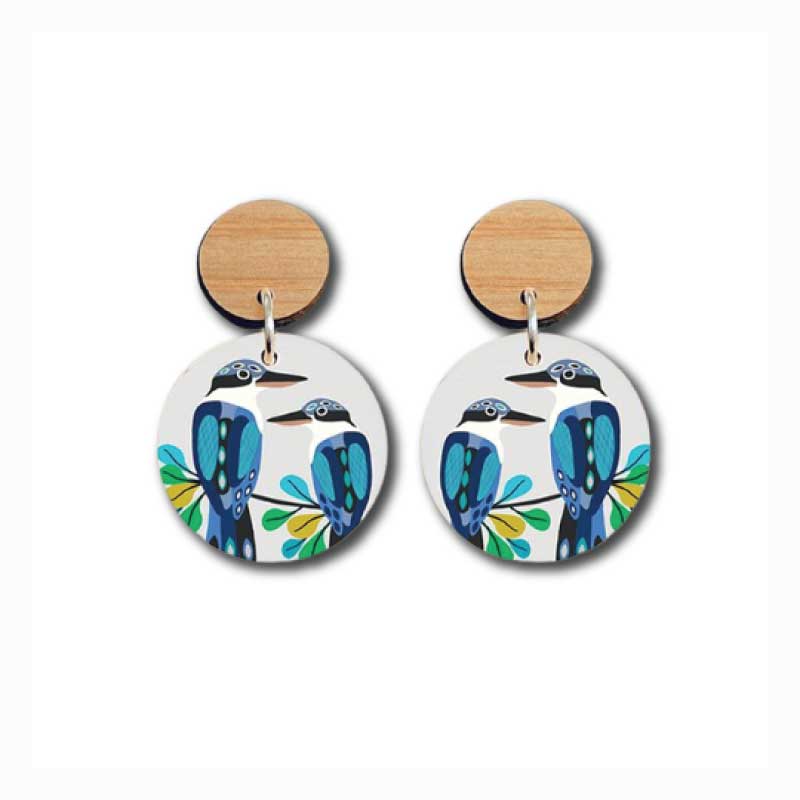 earrings-kingfisher